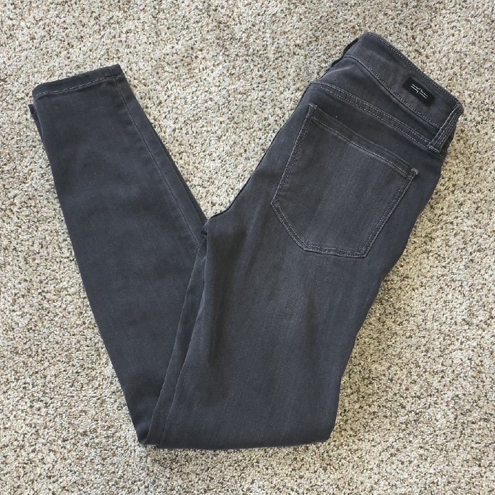 Liverpool Dark Gray Skinny Jeans - Picture 7 of 7